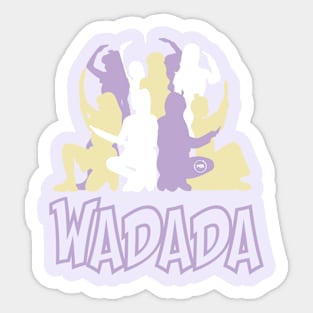 Silhouette design of the kep1er group in the wadada era Sticker